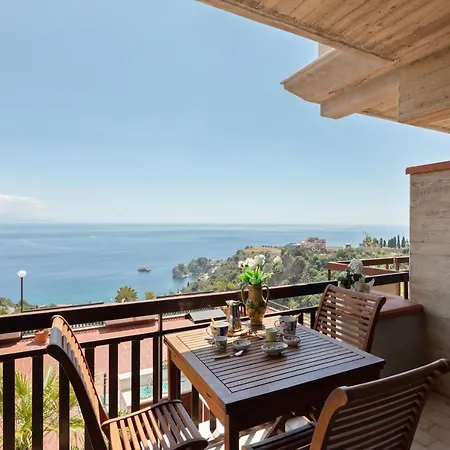 Taormina Panoramic Seaview Apartment Exterior foto