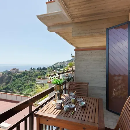 Taormina Panoramic Seaview Apartment Exterior foto